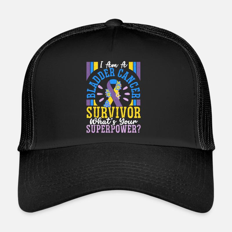 Bladder Cancer Survivor Bladder Cancer Awareness Trucker Cap