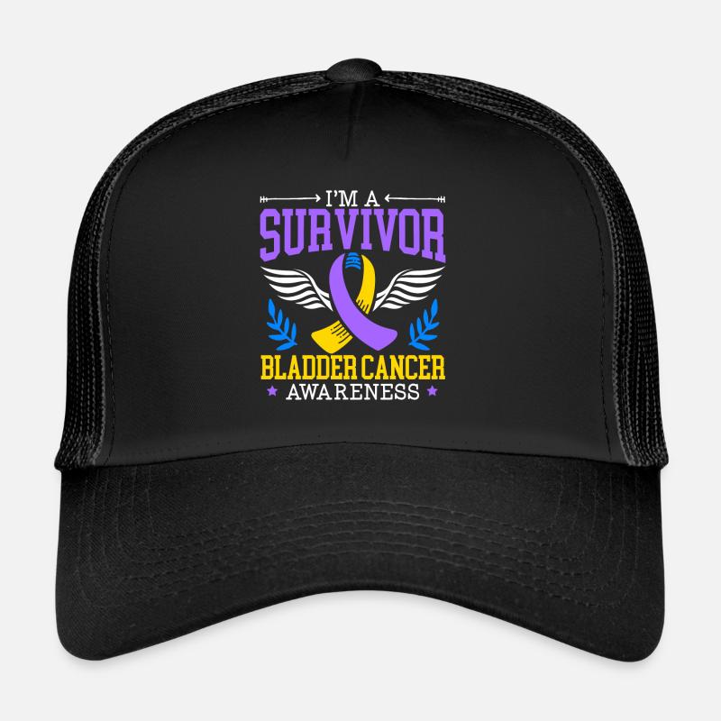Bladder Cancer Survivor Bladder Cancer Awareness Trucker Cap