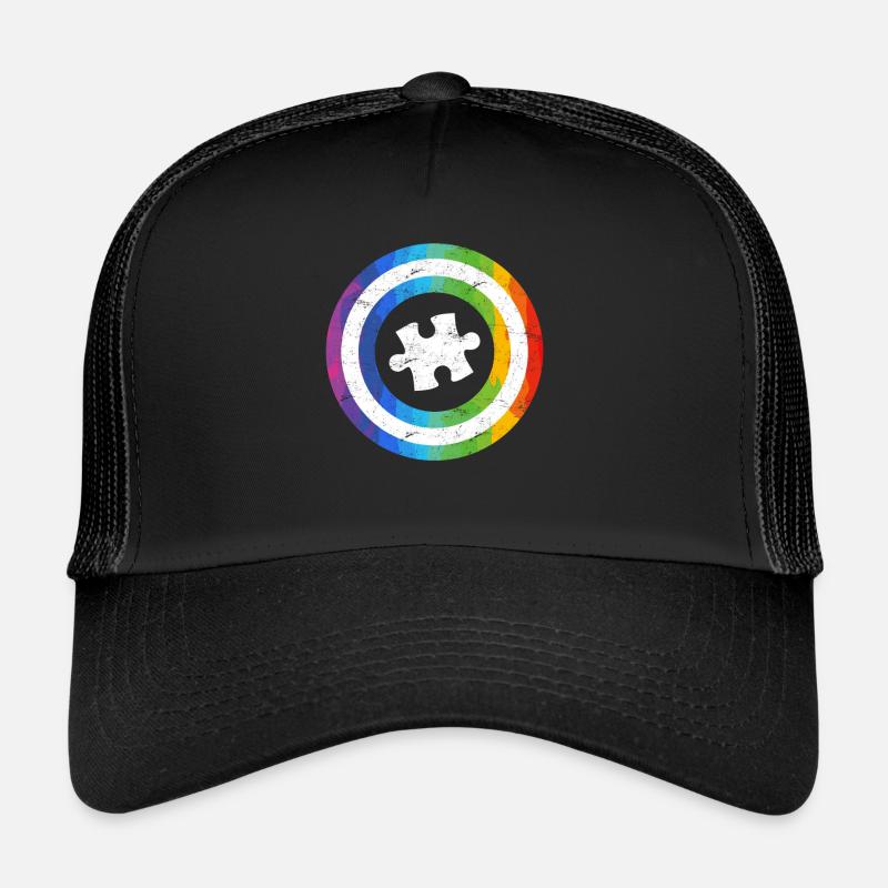 Autisme Diversité Conscience autistique Casquette trucker 