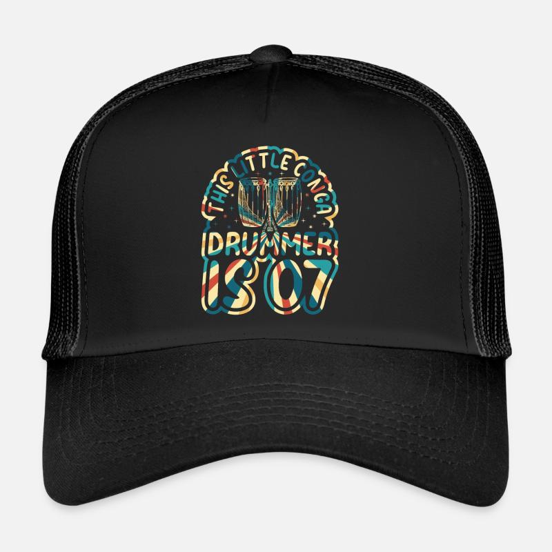 Ce petit batteur de conga est 7 joueur de conga conga Casquette trucker 