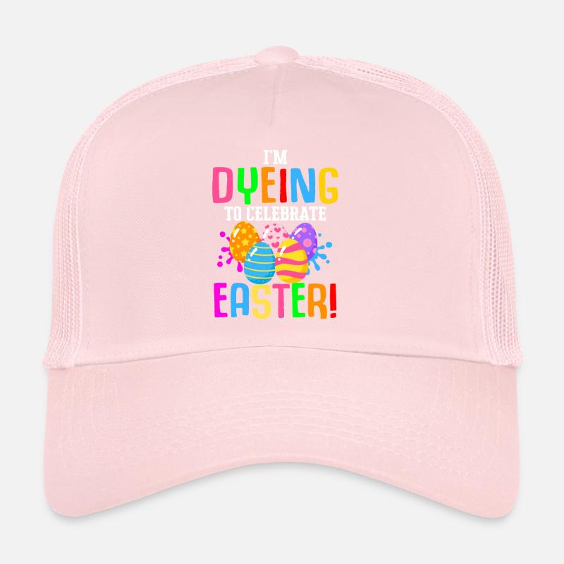 Ostern Bunte Eier färben Kaninchen Eierjagd Trucker Cap