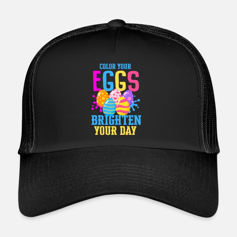 Ostern Bunte Eier färben Kaninchen Eierjagd Trucker Cap