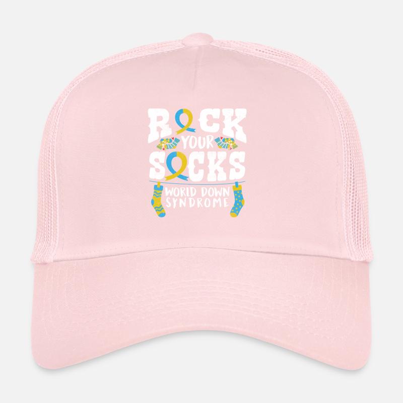 Down Syndrome Rock Your Socks Awareness Casquette trucker 