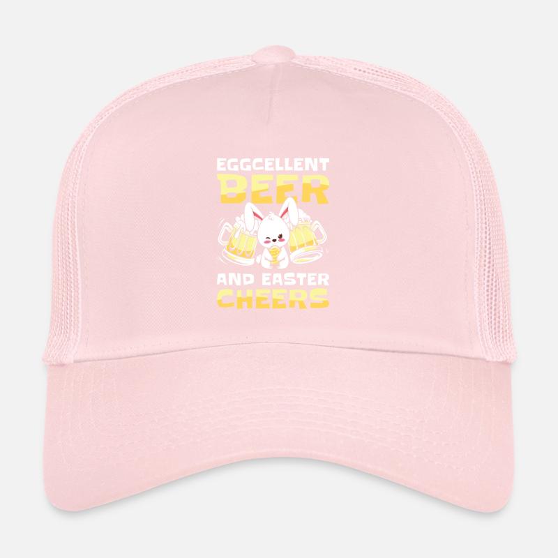 Easter Bunnies Beer Drinking Holiday Rabbit Trucker Cap