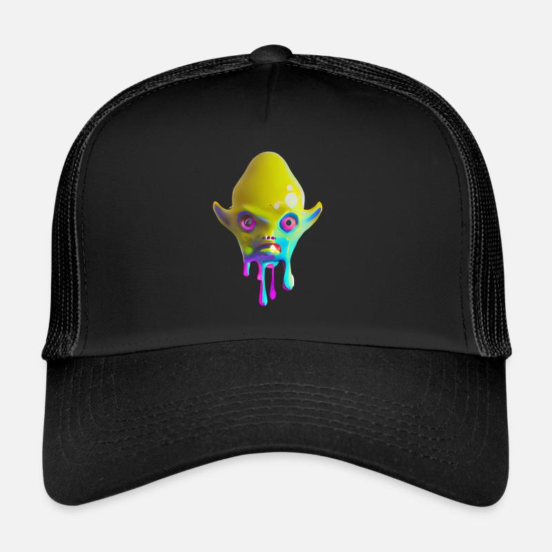 Colorful Alien Trucker Cap
