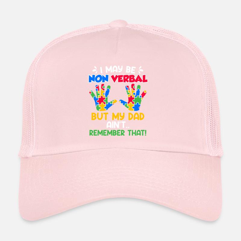 Sensibilisation à l’autisme enfant autiste Casquette trucker 