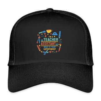 Teacher -Assistant Headmaster Teaching - Trucker Cap - black/black - Front