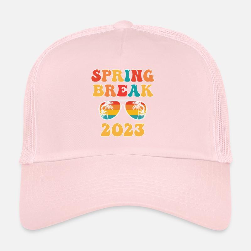 Groovy Spring Break 2023 Schulferien Trucker Cap