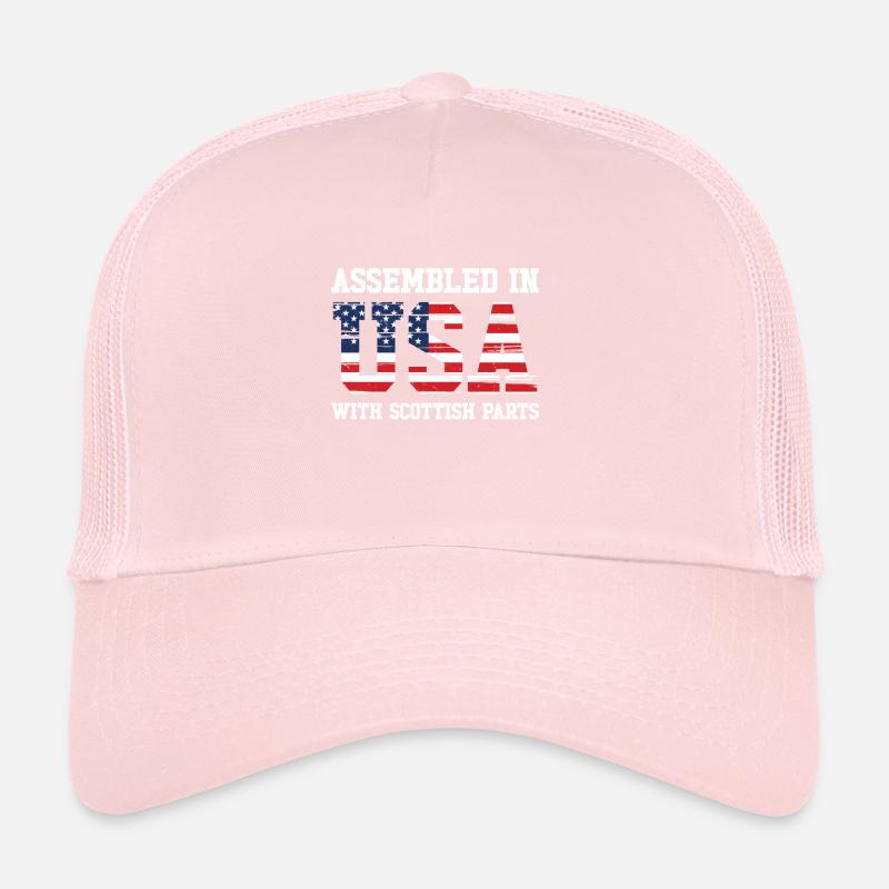Né écossais Ecosse Etats-Unis Casquette trucker 