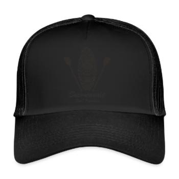 Surfing Sacramento Holidays California Palm Beach - Trucker Cap - black/black - Front