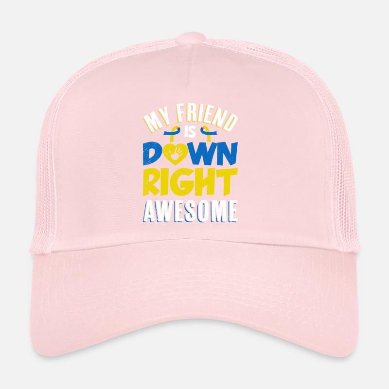 Sensibilisation au syndrome de Down Amis du syndrome de Down Casquette trucker 
