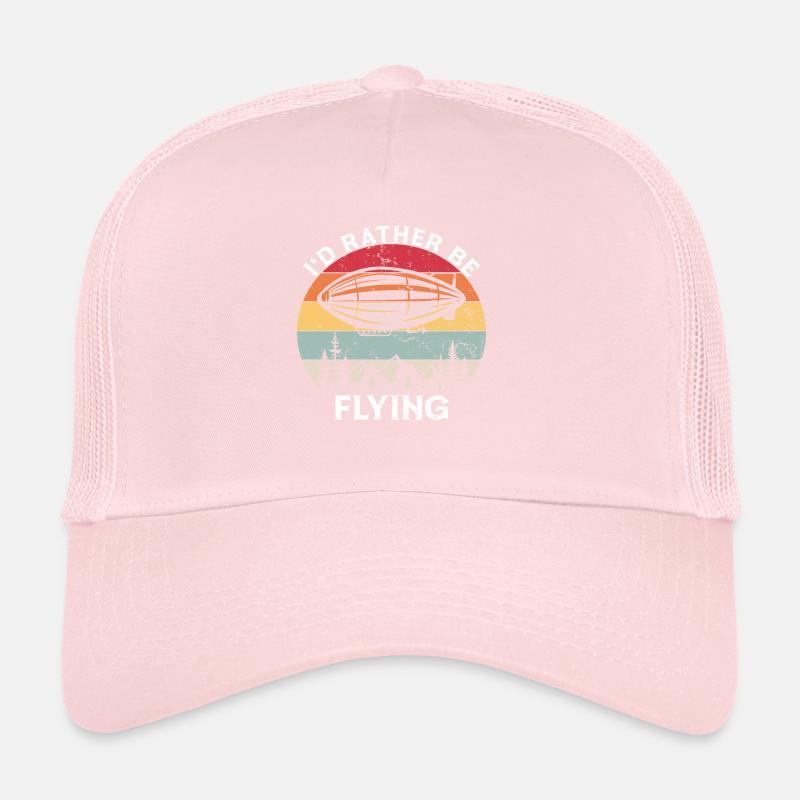 Zeppelin Aircraft dirigeable Aviation conductible Casquette trucker 