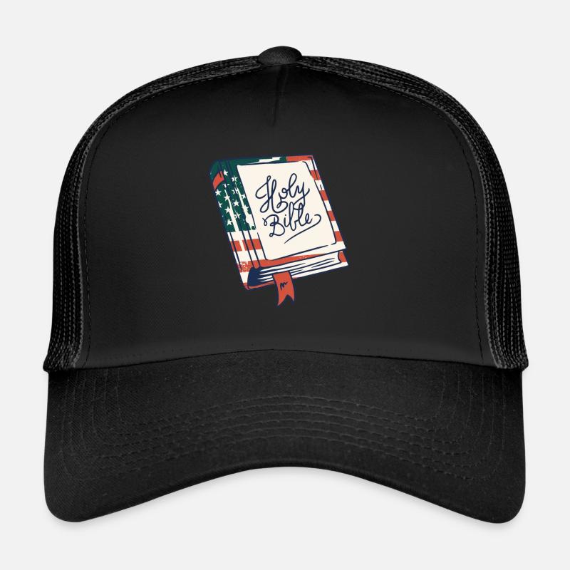 Heilige Bibel Christlich Religiöser Glaube An Trucker Cap