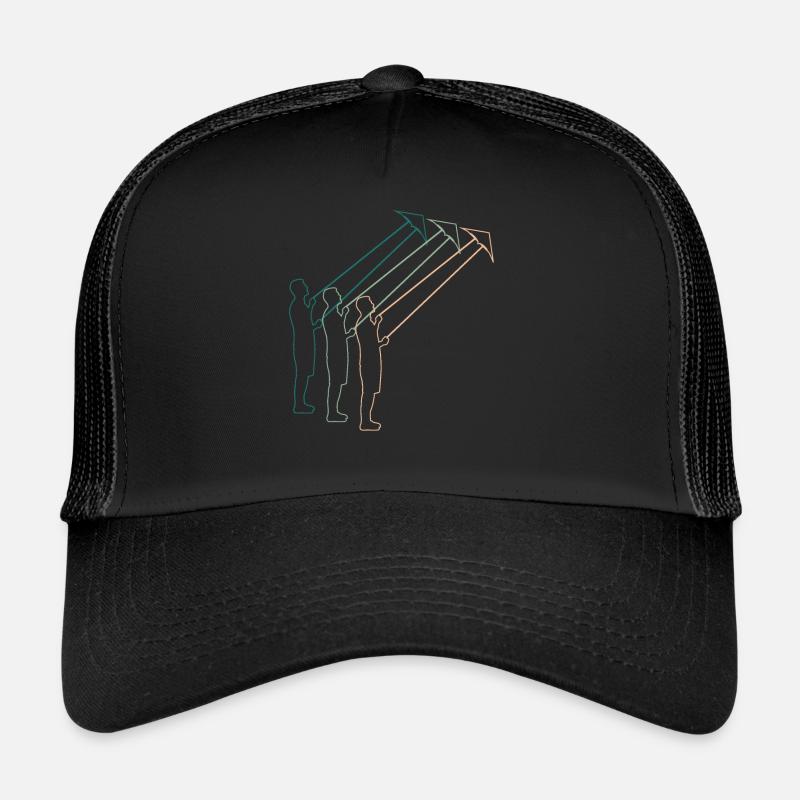 Deltaplane Kite Flying Retro Cadeau Casquette trucker 