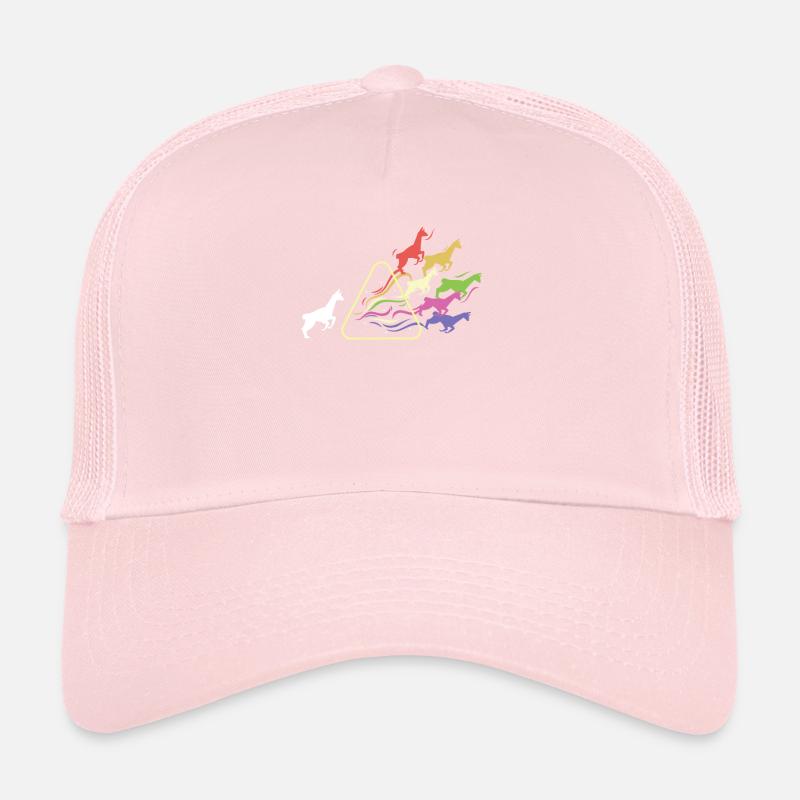 Lama Prism Rainbow Light Funny Physics Trucker Cap