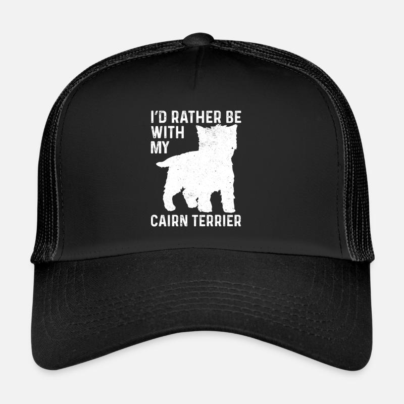 Cairn Terrier Hund Trucker Cap