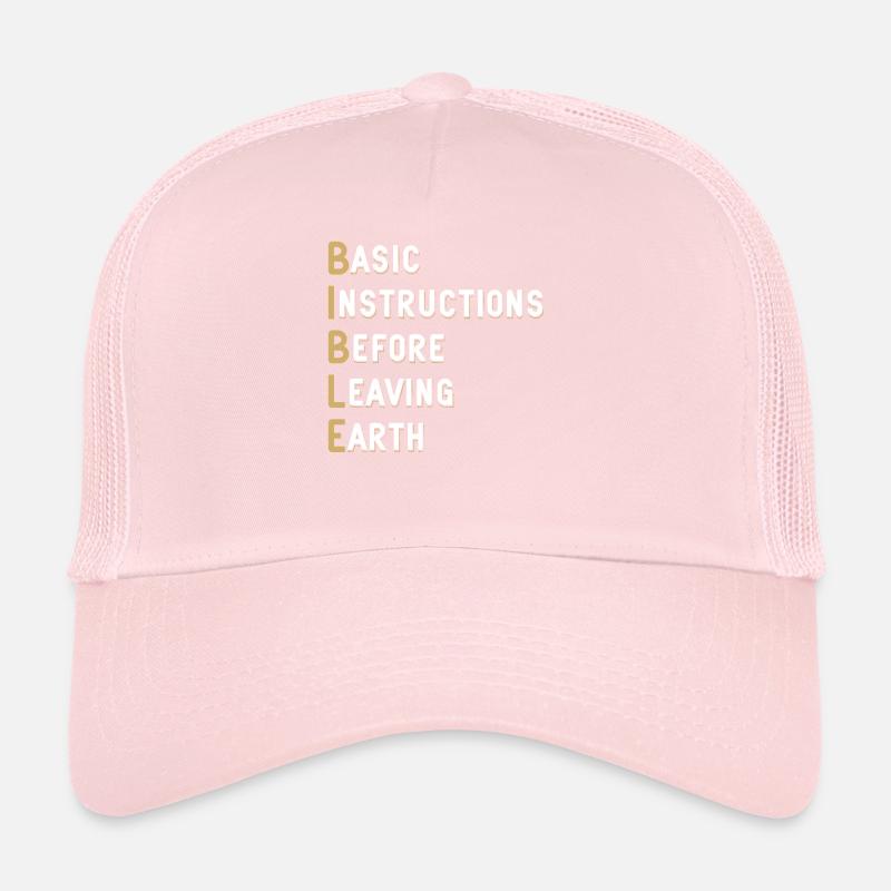 Bible Lesson Basic Instructions Before Trucker Cap