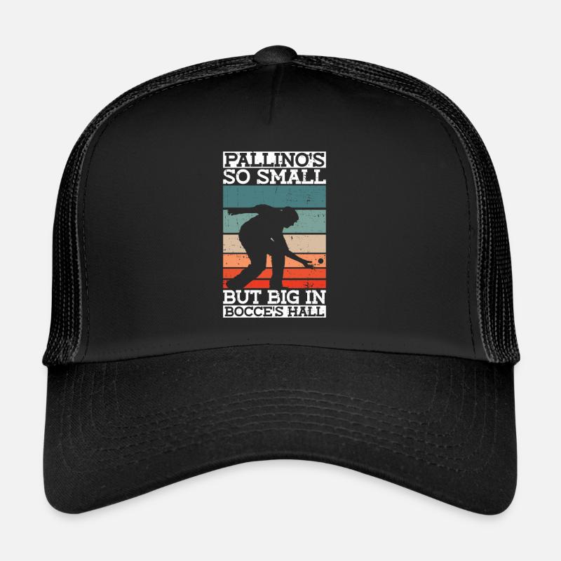 Pallino ist so klein, aber groß in der Trucker Cap