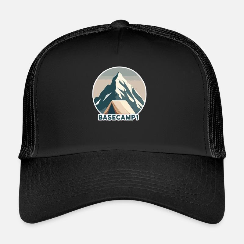 Camp de base des alpinistes 1 Casquette trucker 