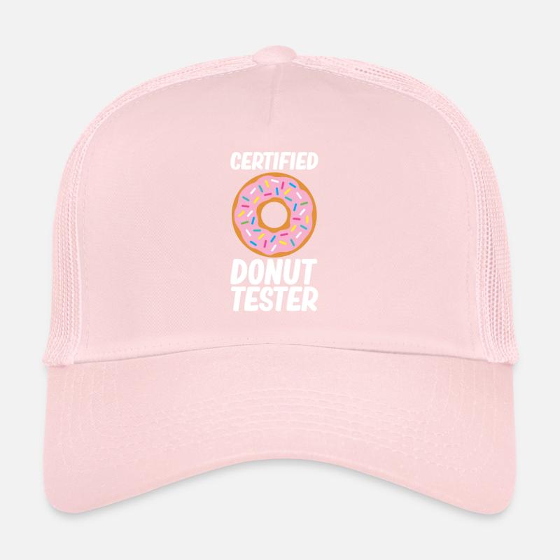 Donut Sprinkles Doughnut Fried Dough Sweet Dessert Trucker Cap