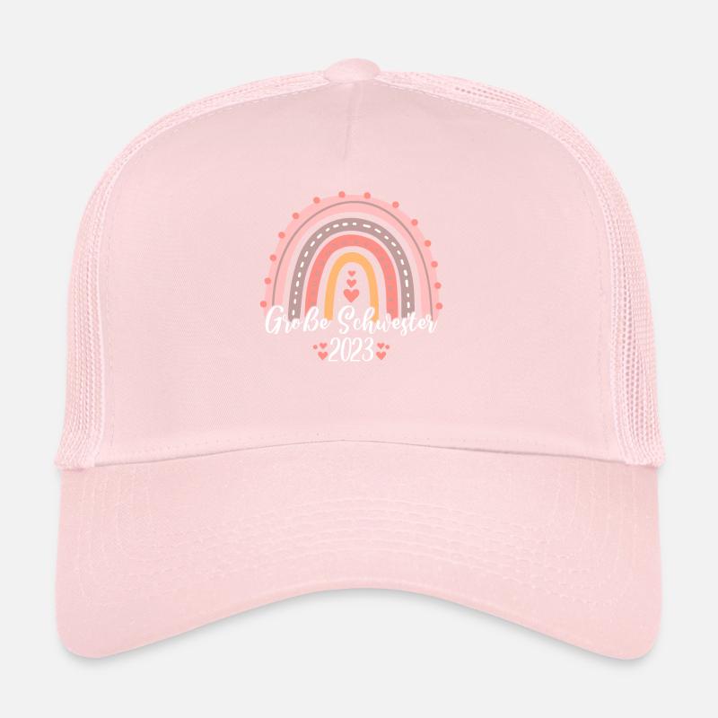 Große Schwester 2023 Boho Regenbogen Mädchen Trucker Cap