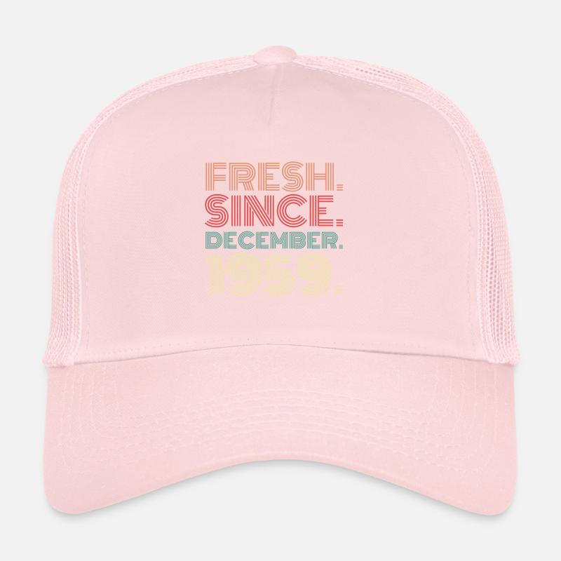 Millésime de décembre 1959 Casquette trucker 