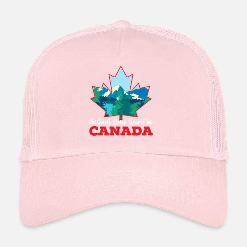 Bonne fête du Canada Drapeau canadien Feuille d’érable Casquette trucker 
