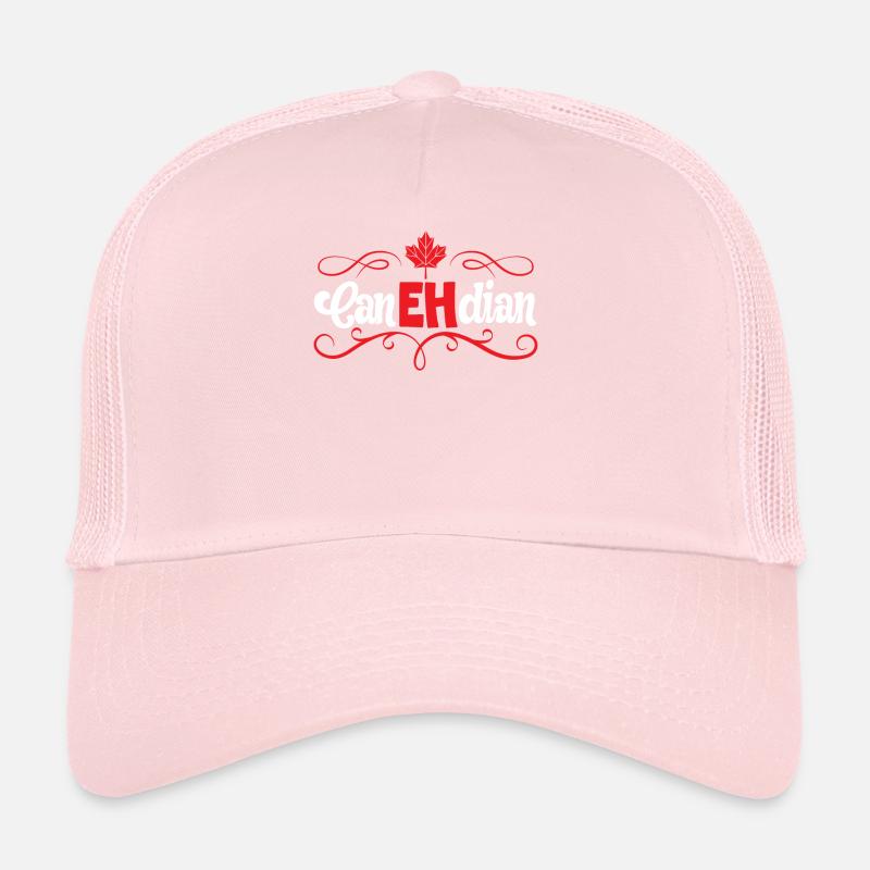 Happy Canada Day Canadian Canada Flag Maple Leaf Trucker Cap