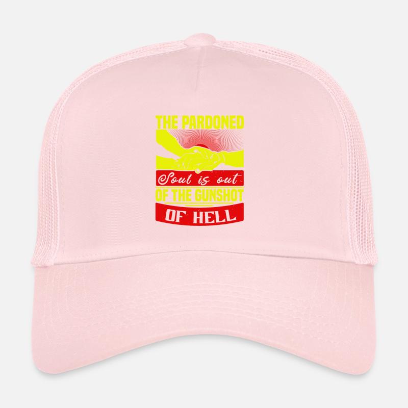 L’ÂME PARDONNÉE EST SORTIE DE L’ENFER Casquette trucker 