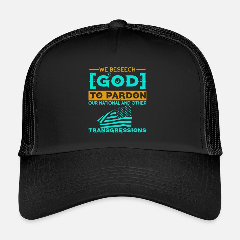 NOUS BEESEECH DIEU THO PARDON Casquette trucker 
