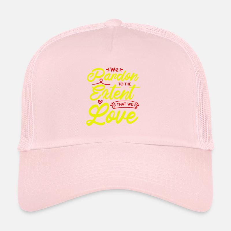 NOUS PARDONNONS L’ÉTENDUE DE L’AMOUR Casquette trucker 