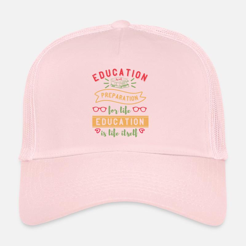PRÉPARTIE DE L’ÉDUCATION Casquette trucker 