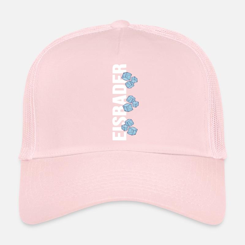 Ice bathing likes it freezing cold during winter swimming Trucker Cap