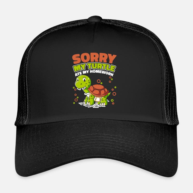 My Turtle Ate My Homework Aquatic Turtle Trucker Cap
