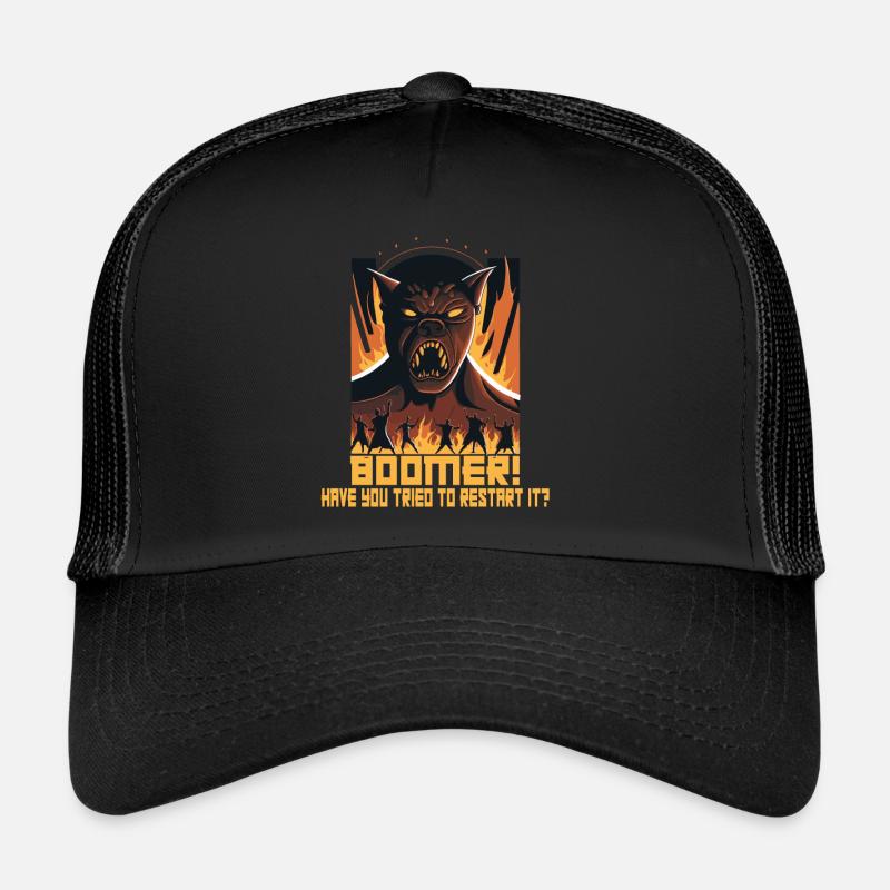 Boomer Service client Hotline Hell Casquette trucker 
