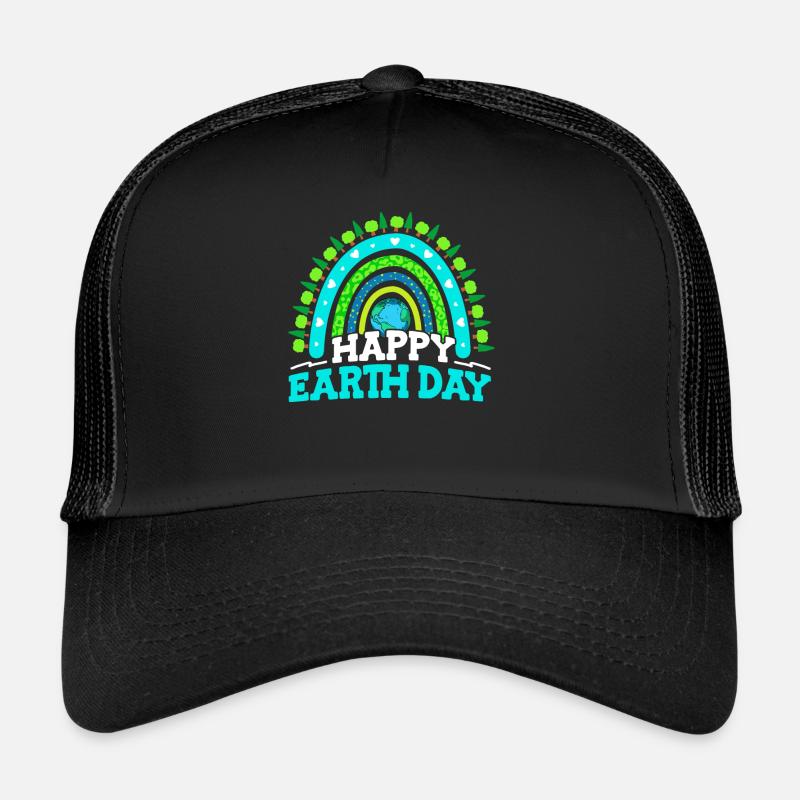 Merry Earth Day Forest Trees Trucker Cap