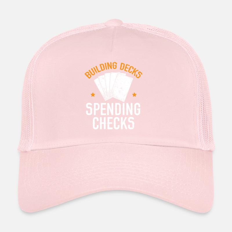 Construire des decks Chèques de dépenses Jeu de cartes à collectionner Casquette trucker 