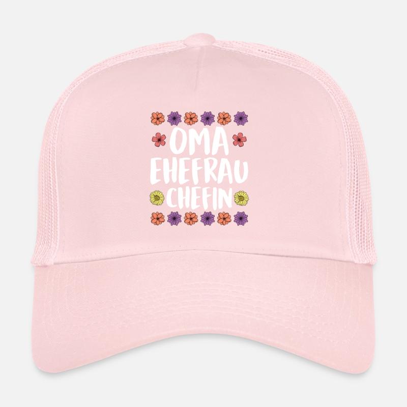 Oma Chefin Großmutter Muttertag Granny Ehefrau Trucker Cap