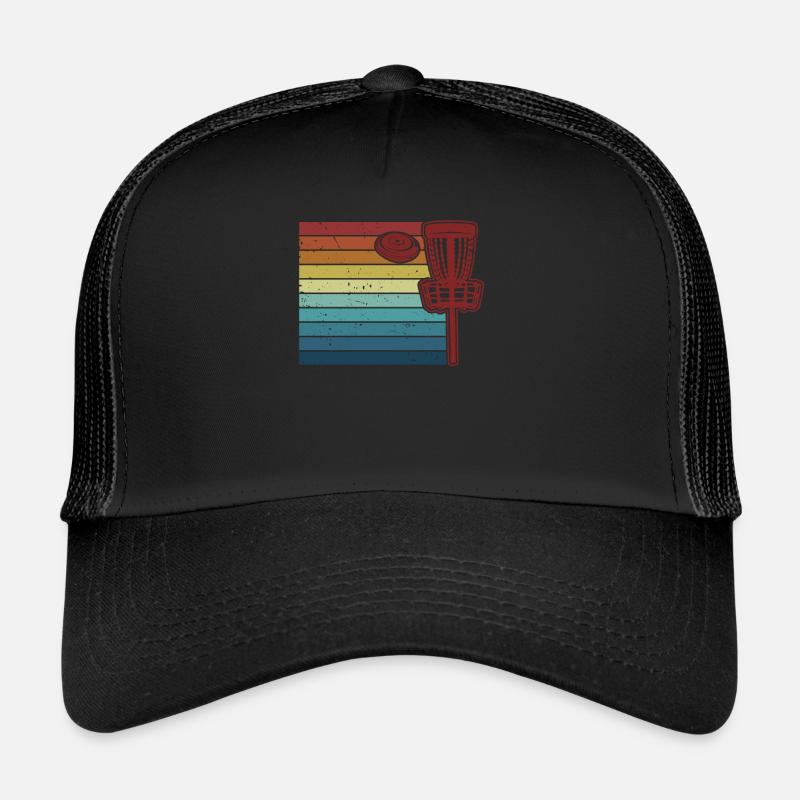 Retro Disc Golfer Frisbee Golf Korb Scheibe Trucker Cap