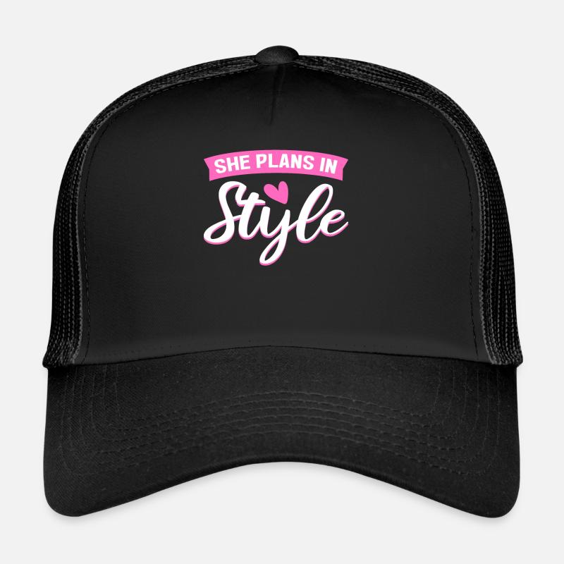 She Plans In Style Interior Designer Interior Trucker Cap