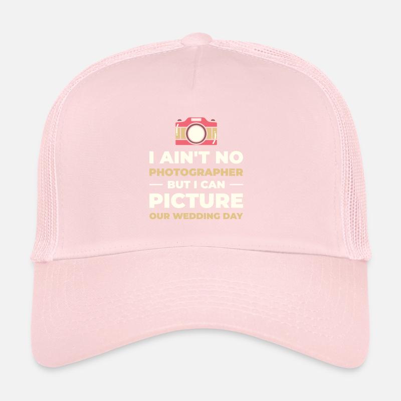 Couple Caméra Romance Anniversaire de mariage Pick Up Lines Casquette trucker 