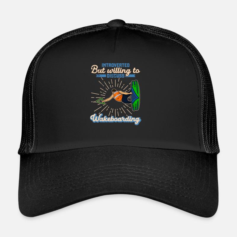 Wakeboarder wakeboarding water ski surfboard Trucker Cap