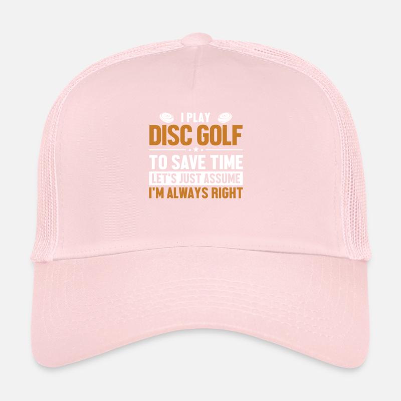 Disc Golf Supposons que j’ai raison Disc Golfer Casquette trucker 