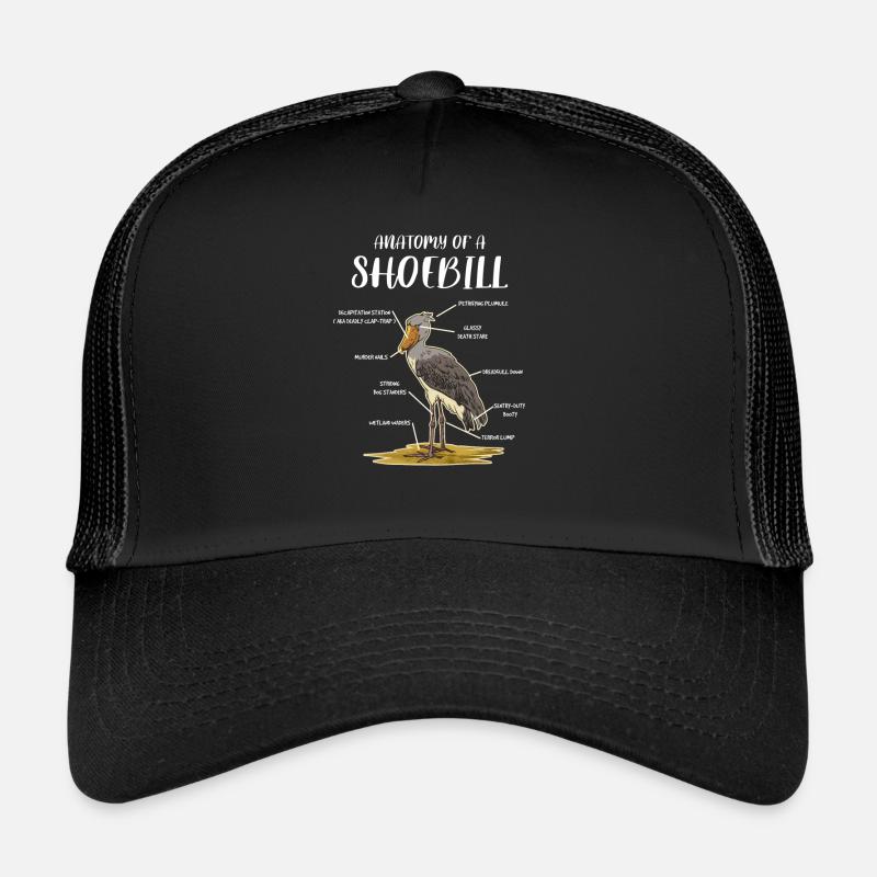Shoebill Bird Ornithologist Forest I Gift Trucker Cap