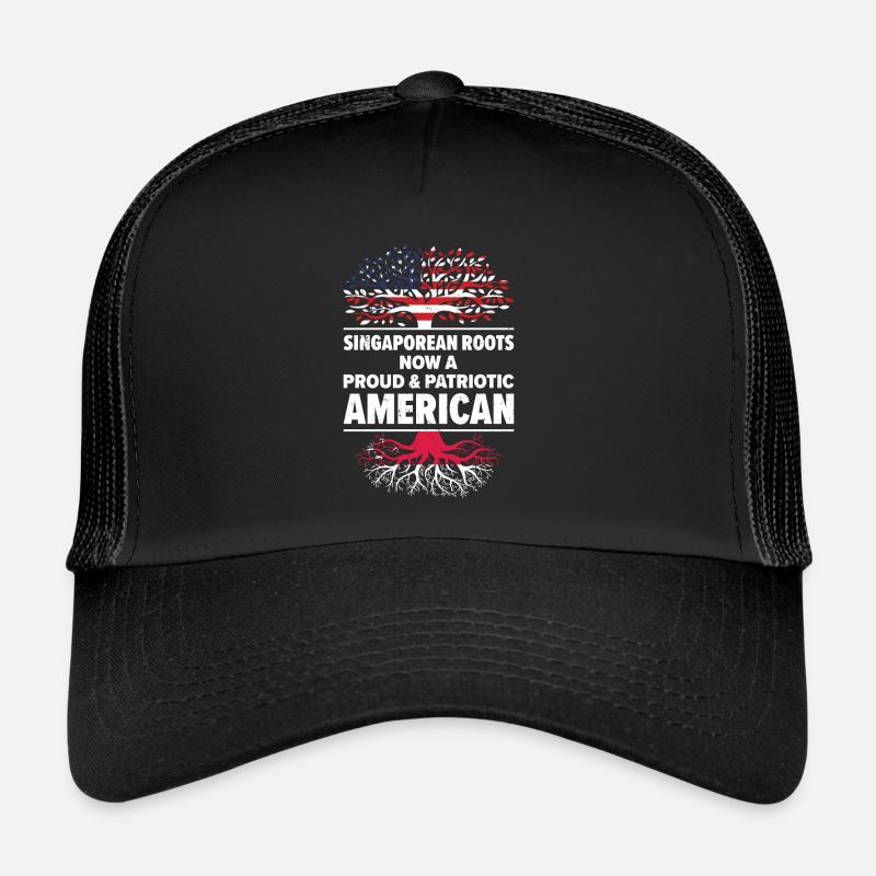 Né à Singapour Singapour Américains États-Unis Casquette trucker 