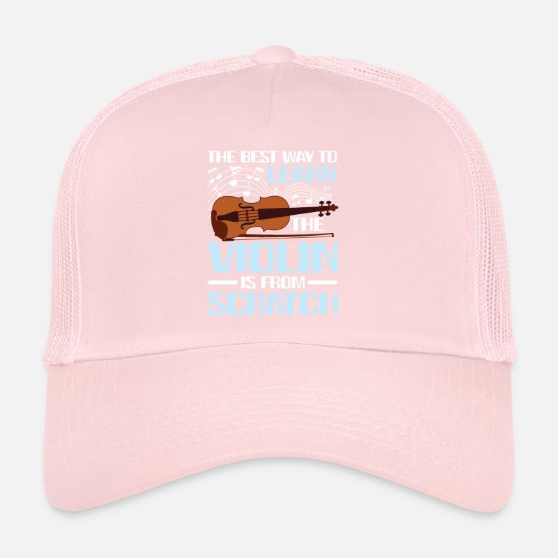 Learn The Violin Is From Scratch Trucker Cap