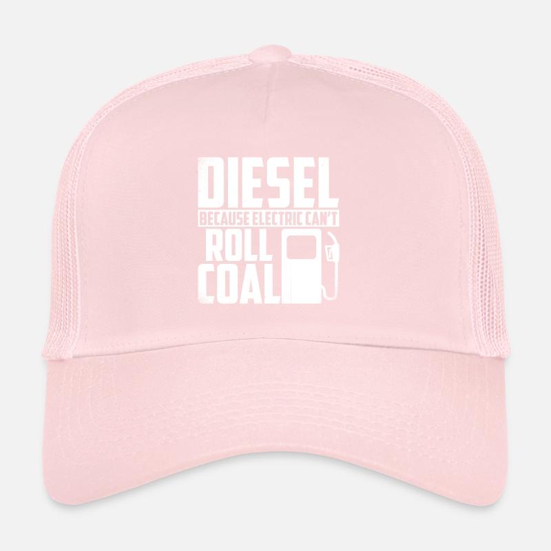 Diesel parce que l’électricité ne peut pas rouler le charbon Casquette trucker 