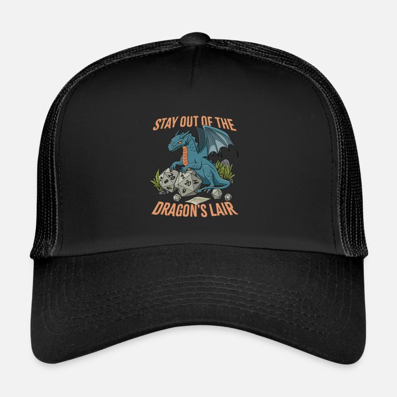 RPG Dragon D20 Cube Design for an RPG GAMER Trucker Cap