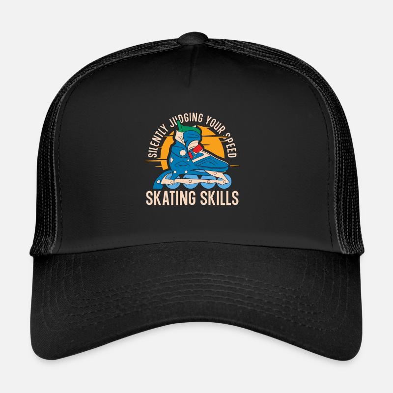 Speed Skating Silently Judging Your Short Track Trucker Cap