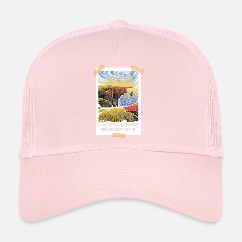 La beauté de la nature figée à jamais Casquette trucker 
